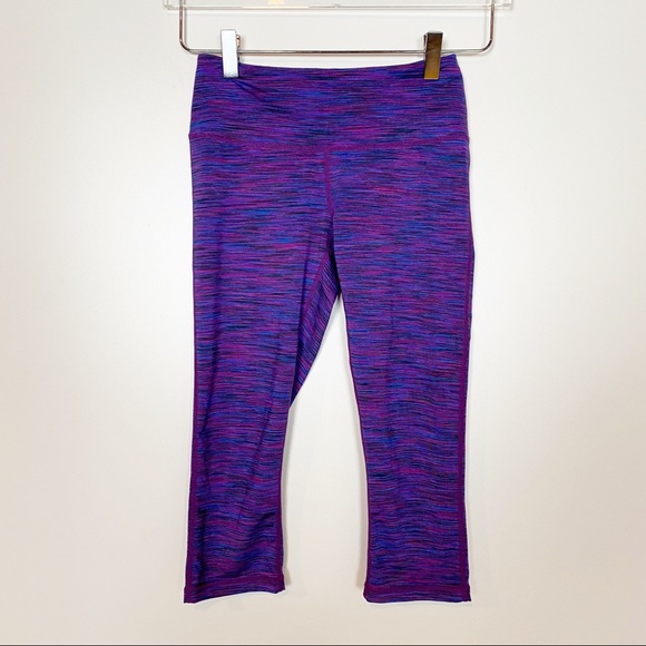 Zella Pants - Z by Zella Purple Space Dye Crop
